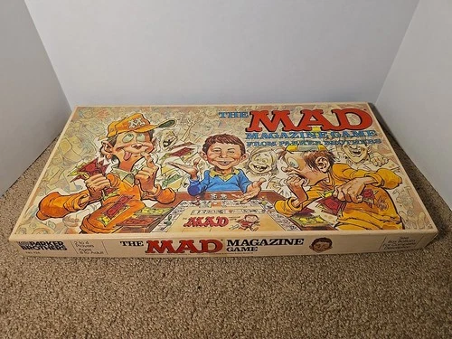 Vintage 1979 THE MAD MAGAZINE GAME from Parker Brothers Complete Board Game