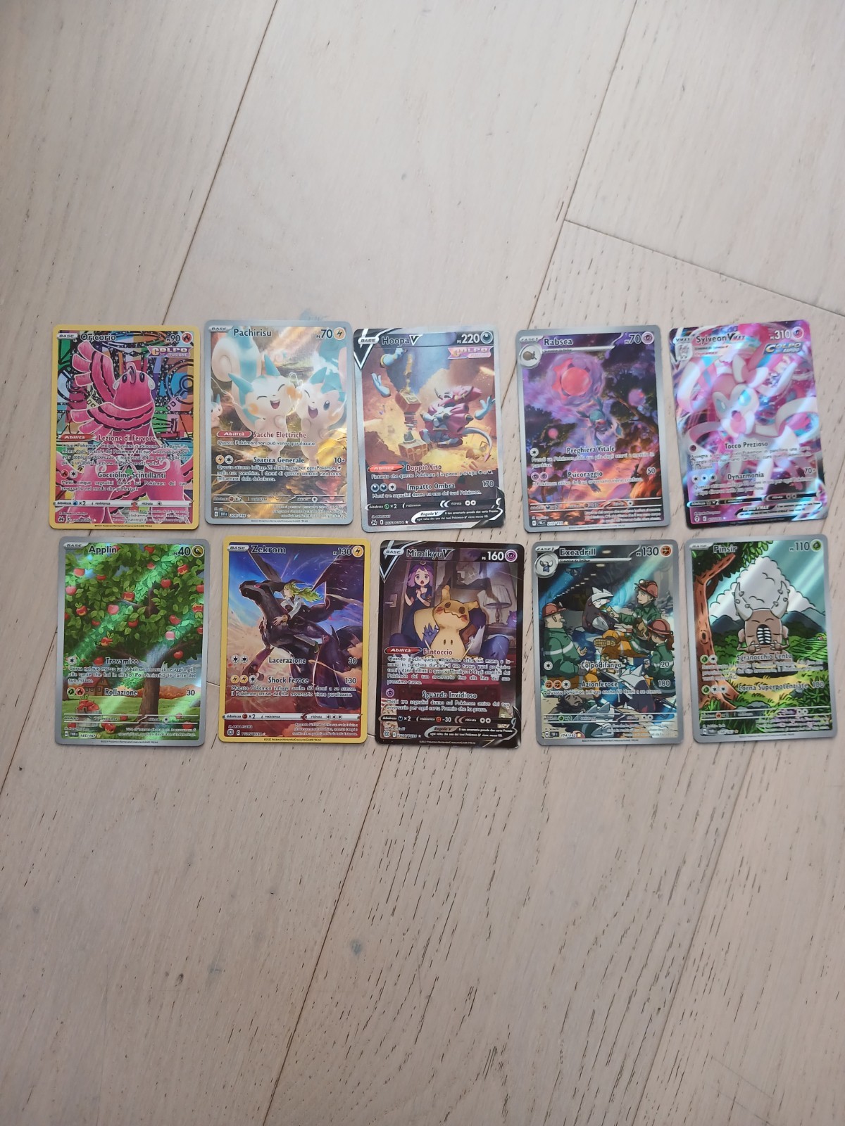 lotto di carte pokemon rare