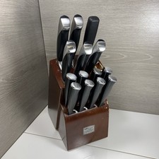 Chicago Cutlery (14-PC) Kitchen Knife Block Set With Wooden Block