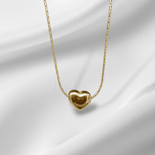 Stainless Steel necklace with Chain Heart Shape
