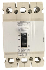 Siemens CQD320 3 Pole 20 Amp 480V Circuit Breaker USED