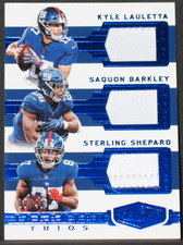 Saquon Barkley Sterling Shepard Kyle Lauletta 2018 Plates Patches Rookie (20/40)
