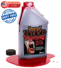 16 oz Realistic Fake Blood Bottle   Halloween SFX  Costume, USA Fast Ship