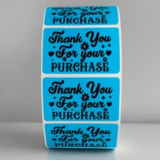 Thank you for your purchase  small business STICKER LABEL 2"