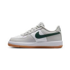 BOYS PRE SCHOOL NIKE FORCE 1 LOW PHOTON DUST/WHITE-FIR-GUM IF1673-002-SIZE 1