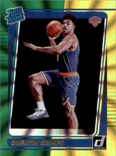2021-22 Donruss Rated Rookie Quentin Grimes #216 Holo Green & Yellow Laser (RC)