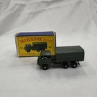 New ListingLesney Matchbox #62 General Service Army Truck ORIGINAL BOX Military RARE