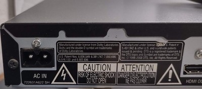 Pioneer DV-220V DVD Player Black Dolby Digital DV-220V - No Remote
