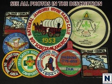 Boy Scouts BSA 1950s Patch Lot 1953 Natl Jambo 1957 Du Page Council 1956 (JS)