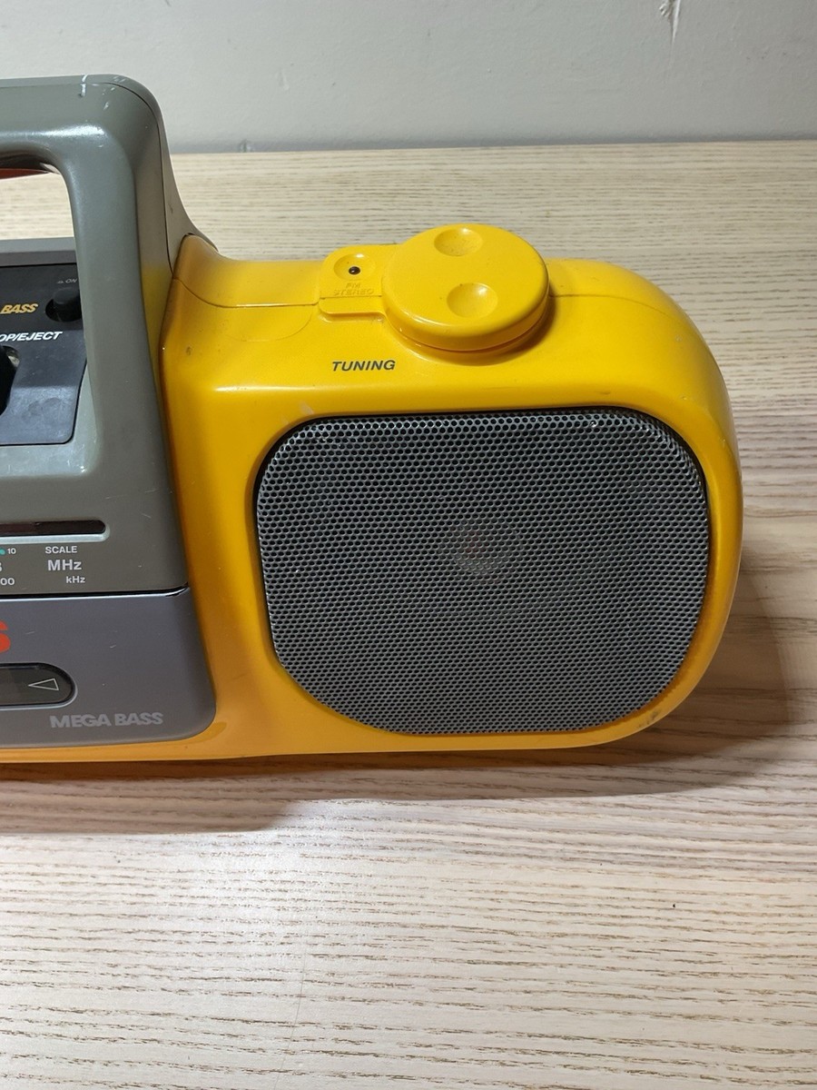Vintage Sony Sports CFS-904 Mega Bass Portable Radio Cassette