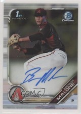 2019 Bowman Draft Chrome Draft Pick Auto Brennan Malone #CDA-BM Auto z5m