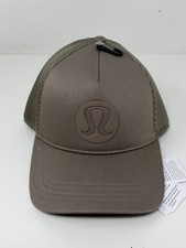 Lululemon Hat Cap Adults Trucker Hat Snap Back Mesh Adjustable WSHG Green Brown