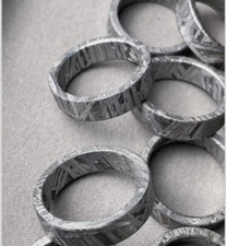 Muonionalusta meteorite ring Meteor Wedding Ring size:11