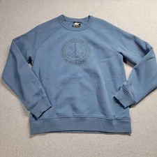 REI Co-op Sweatshirt Gear Design With the Earth in Mind Blue Men's Size Small 