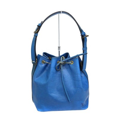 Louis Vuitton Noe M44105 Leather Blue Bag Women's #KNB1809