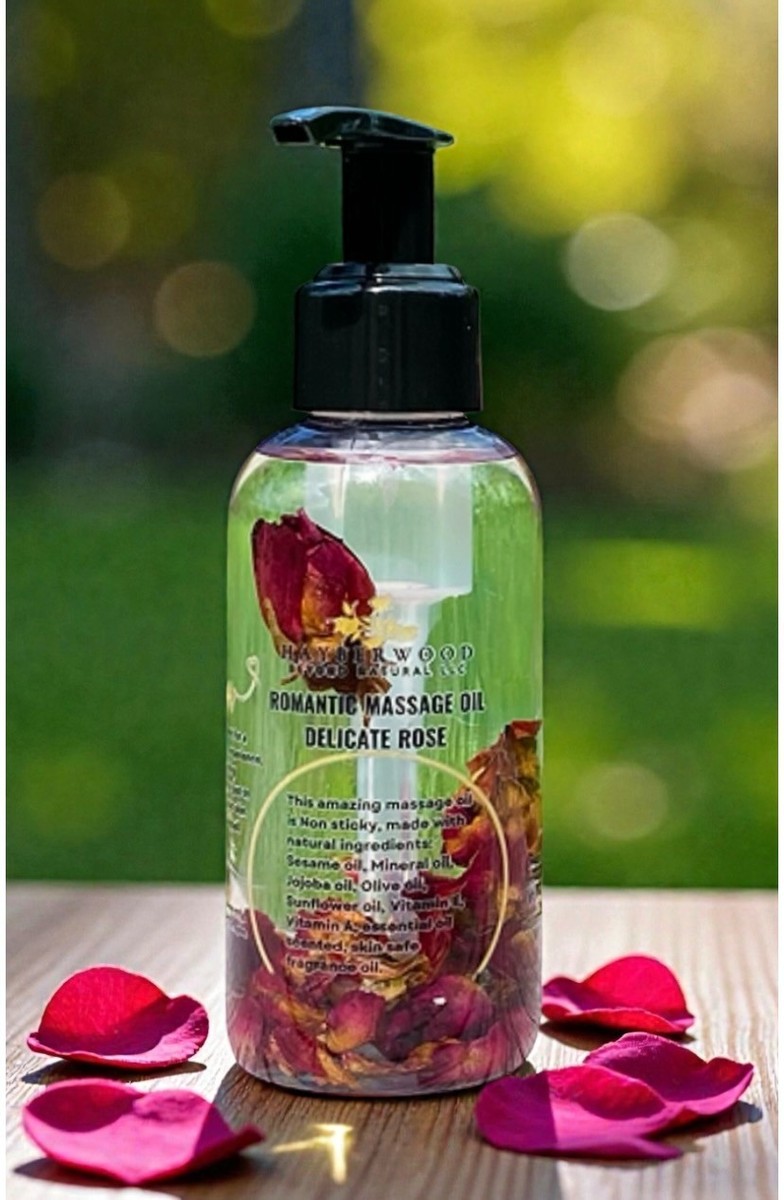 Sensual Body Oil for Couples, Massage Body oil with Vitamin E and A,  Non-sticky.