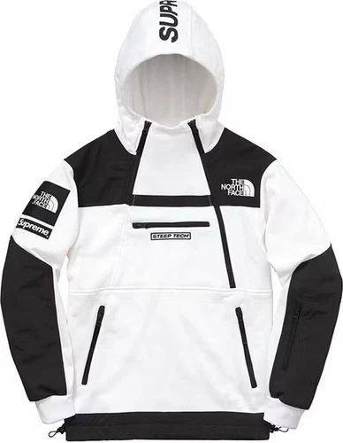 Veste à capuche polaire Supreme x The North Face Steep Tech SS16 taille XL