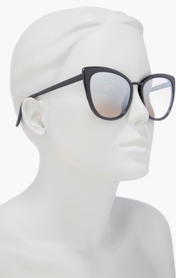 Quay Ladies Honey 53mm Cat Eye Sunglasses W/case