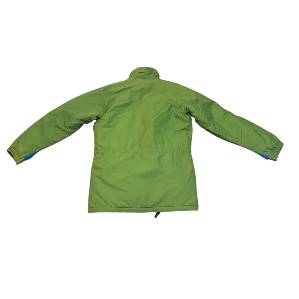 Parka aislante cremallera completa verde púrpura Patagonia de colección para hombre talla M sin capucha envejecida Foto 2 de 4