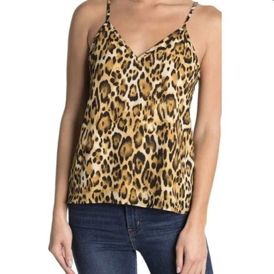 Leopard Cheetah Big Cat Print Cami Tank Top