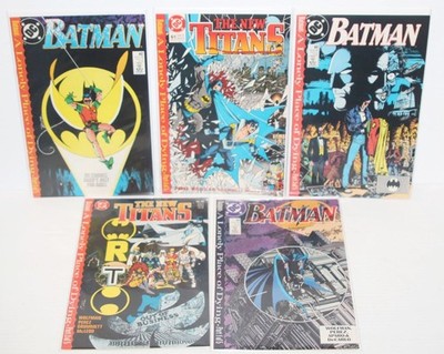 A Lonely Place Of Dying #1-5 Complete Set 1989 DC Batman Teen Titans Tim Drake