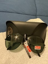 Ray Ban Mens Lei Peng Sunglasses Black Aviator QB2457 With a case