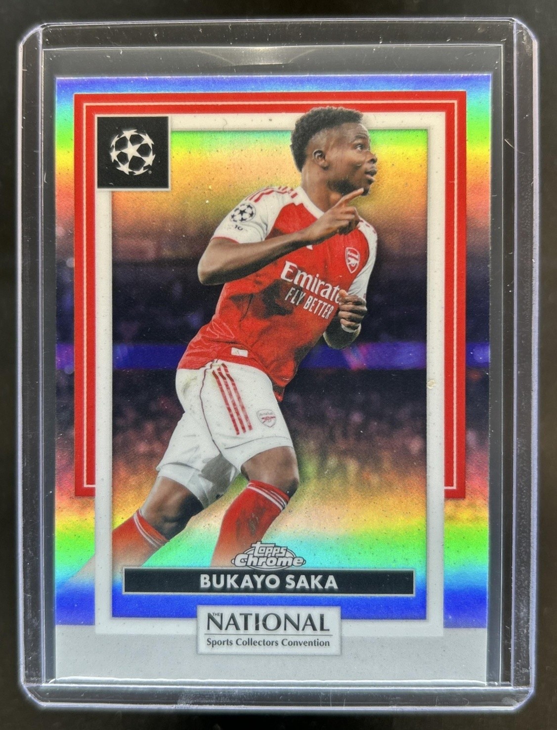 2026 Topps Chrome National NSCC Bukayo Saka UEFA Refractor #SC-05