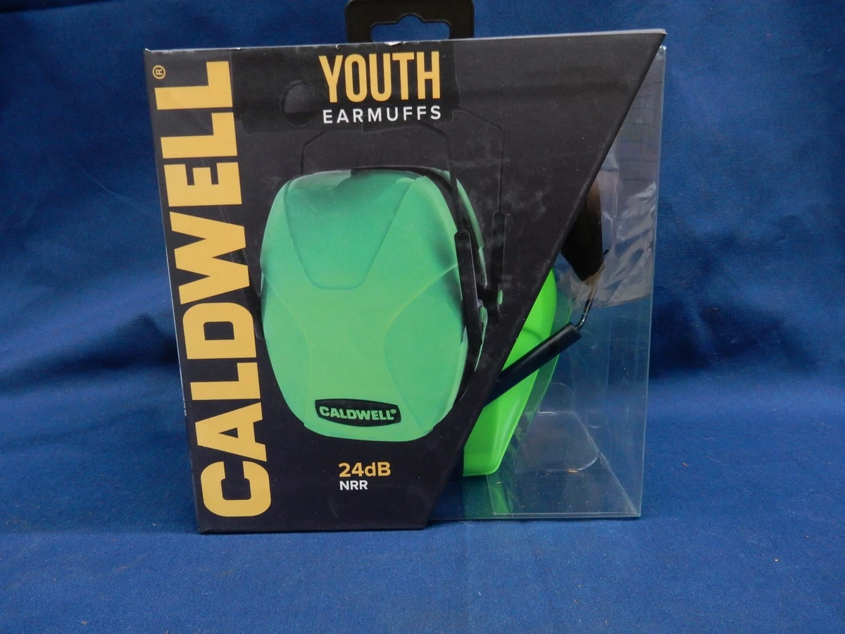Caldwell E-Max PRO - ADULT Aqua - Low Profile Electronic 23 NRR gehoorbescherming met geluidsversterking - Verstelbare oorkappen voor schieten, jagen en bereik