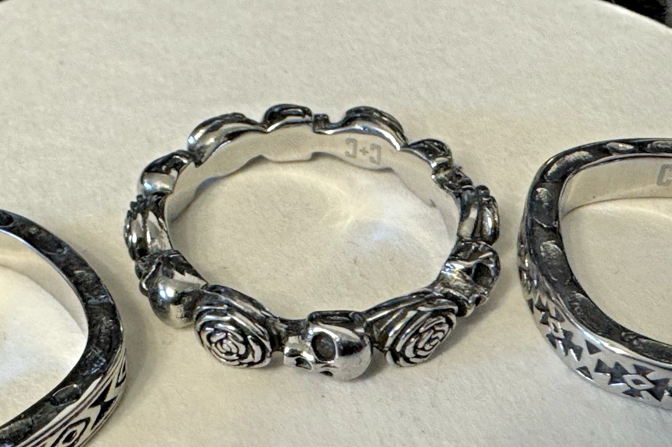 Clocks and Colours “Milagros” Stackable Ring Set … - image 3