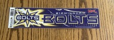BIRMINGHAM BOLTS XFL STICKER 