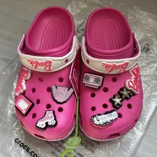 Crocs Women's Size 6 Barbie Classic Clog Limited Edition Electric Pink New