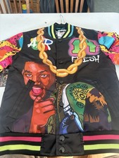 Fresh Prince of Bel Air Vintage Satin Bomber Retro Jacket Size Medium Kids
