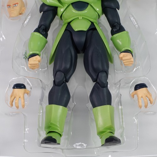 S.H.Figuarts Android 16 Figure Dragon Ball Z Tamashii Web Exclusive Bandai Giappone - Foto 10 di 10
