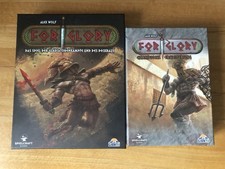 For Glory Deluxe mit Erweiterung, Lanista, Deutsch Zum Teil Noch OVP Neuwertig