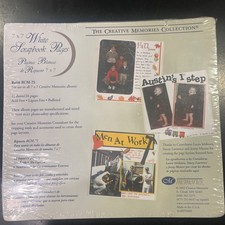 Creative Memories 7x7 White Scrapbook Page Refill 12 Sheets/24 Pages RCM-7S NIP