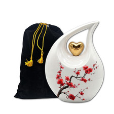 Teardrop Cremation Urn Adult Ashes - 200 Cu In Memorial - for Male Female