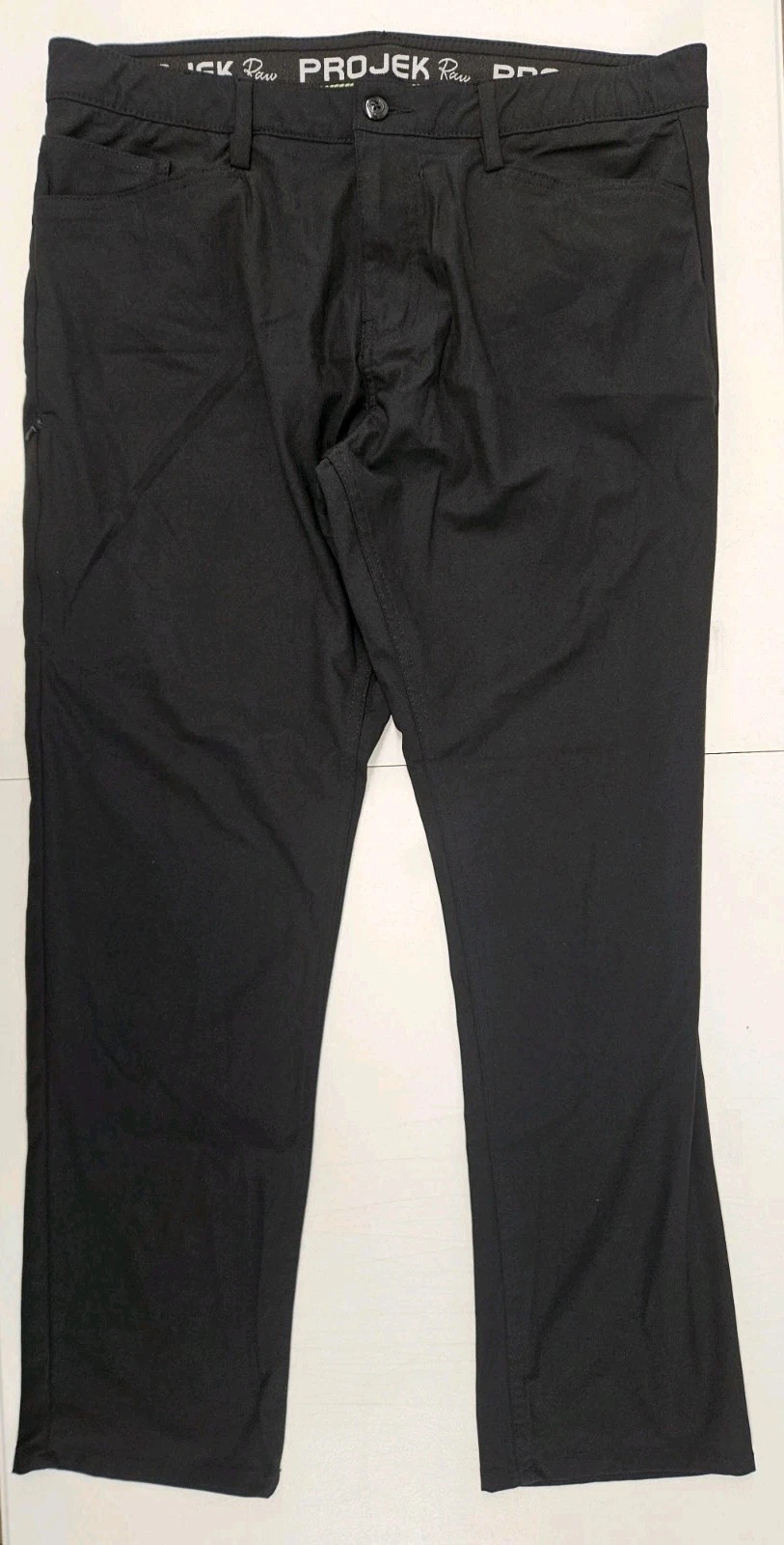 Projek Raw Men 36X30 Black Cargo Pants Tapered Leg Utility Streetwear Gorpcore