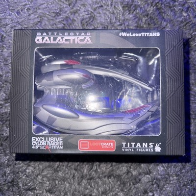 Loot Crate Exclusive Battlestar Galactica Cylon Raider 4,5'' Scar Titan Vinyl 