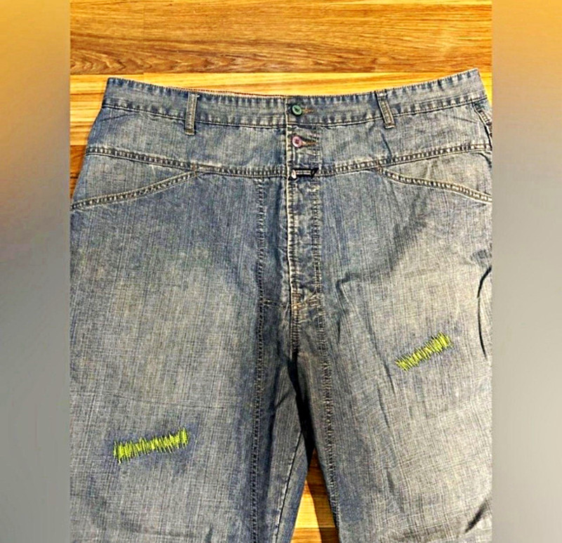Marithé François Girbaud Men's Blue Medium Wash Straight Leg Jeans
