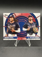 2025 Topps Series 2 - Dynamic Duos James Wood, Dylan Crews #DD-6 (RC)