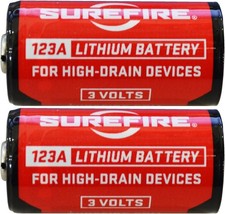 SureFire SF2-CB 123A Lithium 3V Batteries 2-Pack 2-Pack