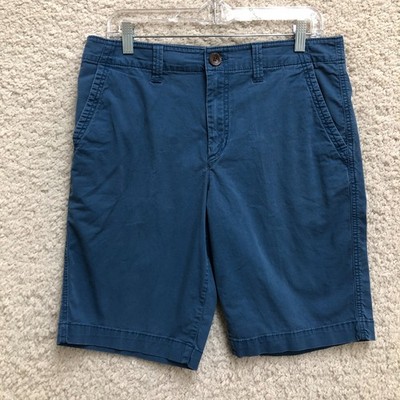 Urban Pipeline Shorts 32 Mens Blue Chino Flat Front Superflex Stretch Casual