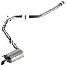 Borla 140968 S-Type Stainless Cat Back Exhaust System for 21-24 Kia K5 1.6L AWD