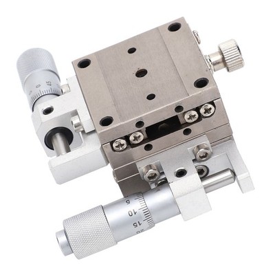Linear Sliding Table Manual Platform XY Axis Guide Type Cross Roller Stage SET