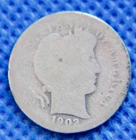 1902-S - Barber Dime - Circulated -  #N1510