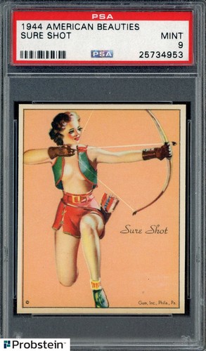 1944 American Beauties Sure Shot PSA 9 MINT