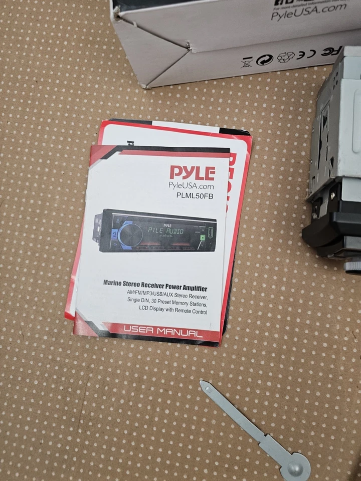 Pyle PLML50FB Stereo Power Amplifier - AM/FM/MP3/USB/AUX Stereo Receiver - Image 4 of 4