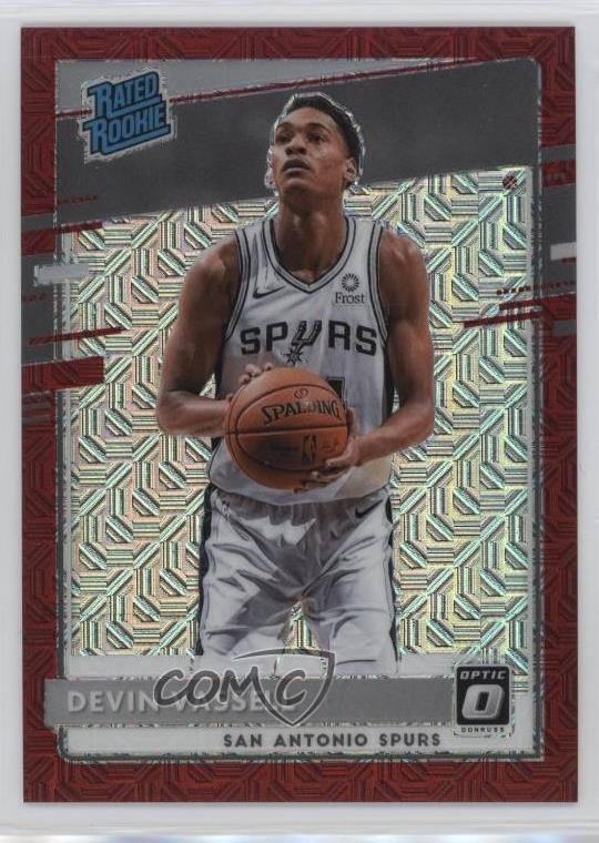 2020-21 Donruss Optic Rated Choice Red Prizm 18/88 Devin Vassell Rookie RC 1i5c