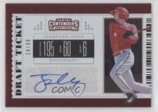 2019 Panini Contenders Draft Picks Prospect Ticket 14/99 Jonathan India Auto uk2