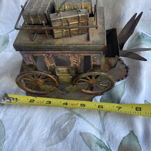 ABILENE, KANSAS Vintage Metall Kutsche der Pioniere Siedler Einwanderer *RAR* - Bild 6 von 6